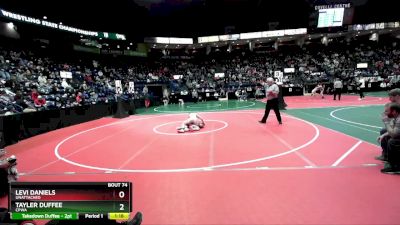 96 lbs Champ. Round 1 - Tayler Duffee, CPWA vs Levi Daniels, Unattached