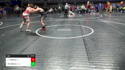 160 lbs Round Of 32 - Trenton Kenny, Belle Vernon vs Weston Gilarno, Lakeview