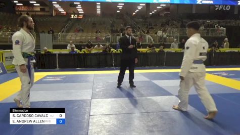 STEFFANO CARDOSO CAVALCANTE vs ERIK ANDREW ALLEN 2024 Pan Jiu Jitsu IBJJF Championship