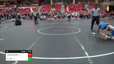 72 lbs Semifinal - Alex Hall, Greater Heights Wrestling vs Jacob Blankenship, MWC Wrestling Academy