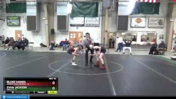 88 lbs Finals (2 Team) - Evan Jackson, Eagle X vs Blake Haines, Junior Terps Xpress