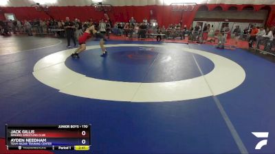 170 lbs Cons. Round 4 - Jack Gillis, Ringers Wrestling Club vs Ayden Needham, Team Nazar Training Center