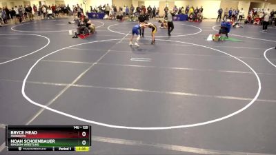 125 lbs Quarterfinal - Noah Schoenbauer, Kingdom Wrestling vs Bryce Mead, Minnesota