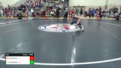 80 lbs Champ. Round 2 - Rifften Jacobson, NRHEG vs Micah Donahue, No Nonsense Wrestling