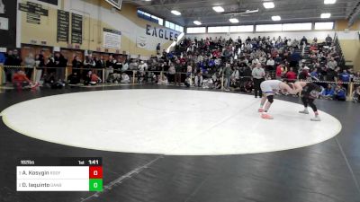 182 lbs Semifinal - Andrey Kosygin, Ridgefield vs Dominic Iaquinto, Danbury