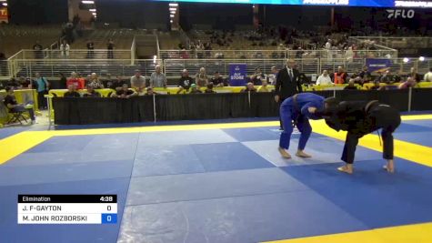 JOSHUA THOMAS FENTON-GAYTON vs MICHAEL JOHN ROZBORSKI 2024 Pan Jiu Jitsu IBJJF Championship