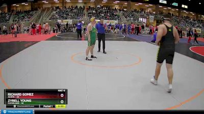 287 lbs Semis (4 Team) - Noah Miner, Aloha vs Mason Rayner, Cleveland