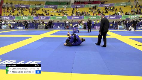 FLAVIA CRISTINA PAGLIARINI vs POLLYANNE ASSUNÇÃO DE VASCONCELO 2024 Brasileiro Jiu-Jitsu IBJJF