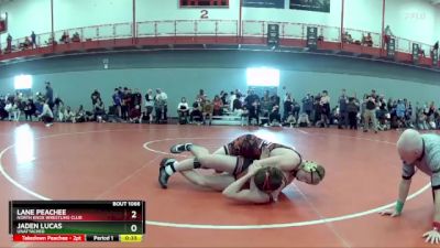 165 lbs Cons. Round 3 - Jaden Lucas, Unattached vs Lane Peachee, North Knox Wrestling Club