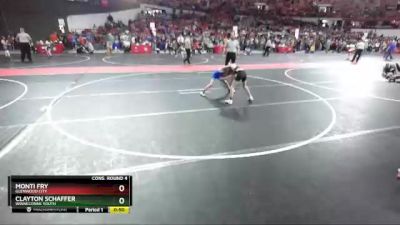 69 lbs Cons. Round 4 - Monti Fry, Glenwood City vs Clayton Schaffer, Winneconne Youth