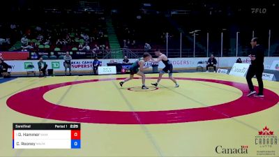 79kg Semifinal - Dilon Hammer, Saskatoon WC vs Connor Rooney, Montreal NTC / Montreal WC