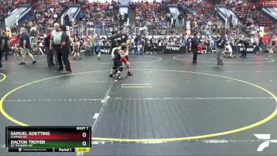 77 lbs Cons. Round 3 - Samuel Goetting, Clinton WC vs Dalton Troyer, Oc Thunder WC