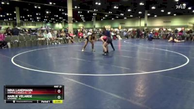 140 lbs Cross Bracket (8 Team) - Harlie Velarde, Wyoming vs Nina Landmann, Charlie`s Angels-IL