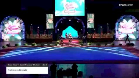 Fort Myers Firecats [2020 Show Cheer 1- Junior Peewee - Medium Day 1] 2020 Pop Warner National Cheer & Dance Championship