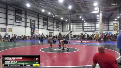 126 lbs Round 3 (4 Team) - Jadon Shanholtz, 84 ATHLETES vs Jeren Engle, SHENANDOAH VALLEY WRESTLING CLUB