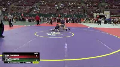 D1-113 lbs Cons. Round 2 - Joey Thamann, Elder vs Wyatt Richter, St. Edward