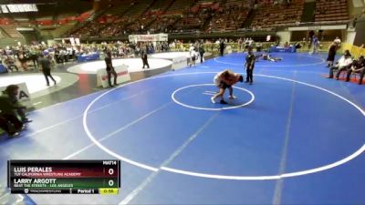 160 lbs Cons. Round 3 - Larry Argott, Beat The Streets - Los Angeles vs Luis Perales, TUF California Wrestling Academy