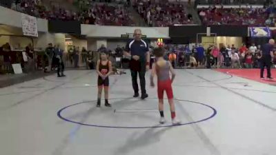 55 lbs Champ. Round 2 - Kanin Johnson, Conrad Wrestling Club vs Clive Balderas, Ronan Wrestling Club