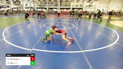 68 lbs Round Of 16 - Sydney Daxberger, Falcon Wrestling vs Porter Hall, Massabesic ME