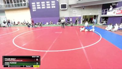 120 lbs Cons. Round 3 - Ivan Munoz, Illinois vs Tyler Bolt, Trailhands Wrestling Club