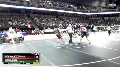 190 Class 1 lbs Champ. Round 1 - Jackson Rotterman, St. Pius X (Kansas City) vs Jason Jones, Central (New Madrid County)