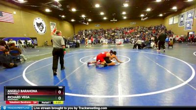 160 lbs Champ. Round 1 - Angelo Barahona, Buchanan vs Richard Vega, Westmont