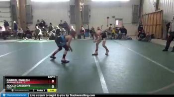 100 lbs Round 2 (4 Team) - Rocco Cassioppi, POWA vs Gabriel English, Warhawks Black