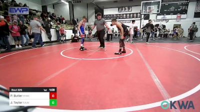 102-110 lbs Semifinal - Preston Butler, Hilldale Youth Wrestling Club vs Jake Taylor, R.A.W.