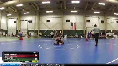 157 lbs Finals (2 Team) - Ty Lucas, Central Oklahoma vs Ryan Wilson, Western Colorado