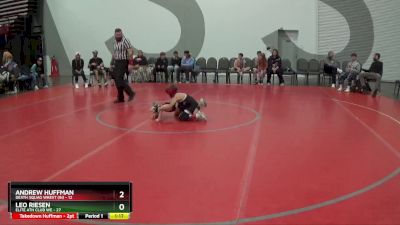 55 lbs Placement Matches (8 Team) - Leo Riesen, Elite Ath Club WE vs Andrew Huffman, Death Squad Wrest (IN)