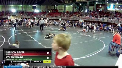 60 lbs Champ. Round 1 - Colton Haag, Nebraska Elite Wrestling Club vs Samson Beyer, The Best Wrestler