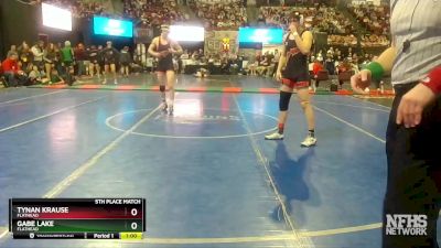 AA - 160 lbs 5th Place Match - Tynan Krause, Flathead vs Gabe Lake, Flathead