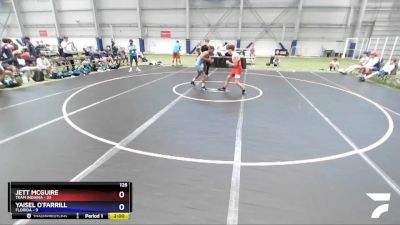 126 lbs Round 3 (8 Team) - Jett McGuire, Team Indiana vs Yaisel O`Farrill, Florida