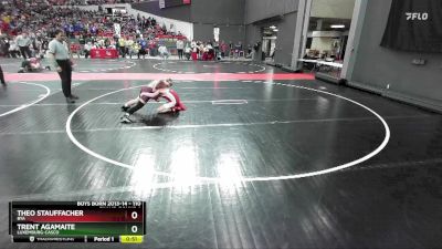 110 lbs Champ. Round 1 - Theo Stauffacher, BYA vs Trent Agamaite, Luxemburg-Casco