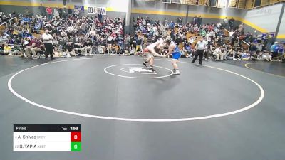 285 lbs Final - Anthony Shivas, Derby/Oxford/Holy Cross vs OSCAR TAPIA, Abbott Tech*