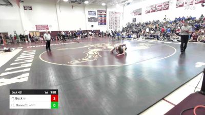 145 lbs Final - Thomas Bock, New Fairfield vs Lucas Gannotti, Waterford