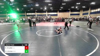 73 lbs Quarterfinal - Elijah Goku Viruete, Inland Elite vs Danil Litvinov, Savage House WC