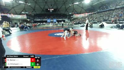 4A 138 lbs 1st Place Match - Owen Pritchard, Skyview vs Mitchell Neiner, South Kitsap