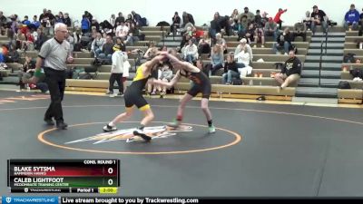 J-6 lbs Cons. Round 1 - Caleb Lightfoot, McDominate Training Center vs Blake Sytsma, Hammerin Hawks