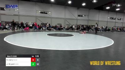 55 lbs Rr Rnd 2 - Kynlee Cary, Mean Girls vs Jolee Bryant, OK Supergirls Black