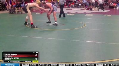 2 - 165 lbs Quarterfinal - Braeden Stern, Strasburg vs Kaleb Jimmo, King William