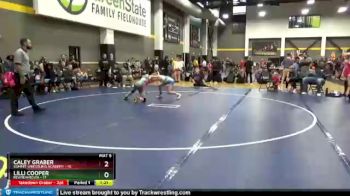 91 lbs Round 4 (12 Team) - Caley Graber, Summit Wrestling Academy vs Lilli Cooper, FEWTeamIowa