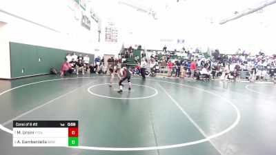 106 lbs Consi Of 8 #2 - Marco Ursini, Fitch vs Ava Gamberdella, Branford