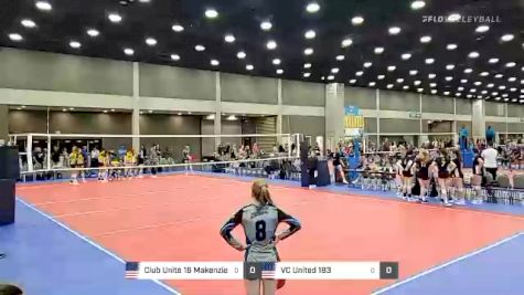 Club Unite 16 Makenzie vs VC United 183 - 2022 JVA World Challenge presented by Nike - Expo Only