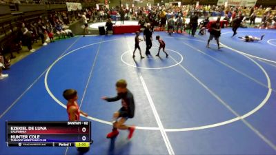 62 lbs Cons. Round 1 - Ezekiel De Luna, California vs Hunter Cole, Turlock Wrestling Club