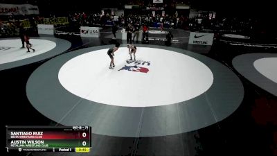 71 lbs Cons. Round 2 - Santiago Ruiz, Delta Wrestling Club vs Austin Wilson, Petaluma Wrestling Club