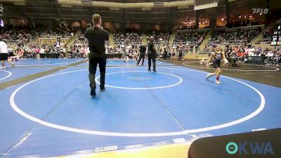 64 lbs Round Of 16 - Graham Sandoval, Ponca City Wrestling vs Cooper Howell, Poteau Youth Wrestling Academy