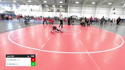 88 lbs Quarterfinal - Cameron Parent, Tewksbury vs Caiden Murillo, Meriden Youth Wrestling