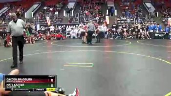 119 lbs Round 1 (4 Team) - Nate Carter, Clarkston vs Cayden Bradburn, Brighton Orange