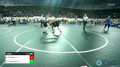 120 lbs Quarterfinal - Keith Polecat, Okmulgee vs Balen Hilgenberg, Piedmont